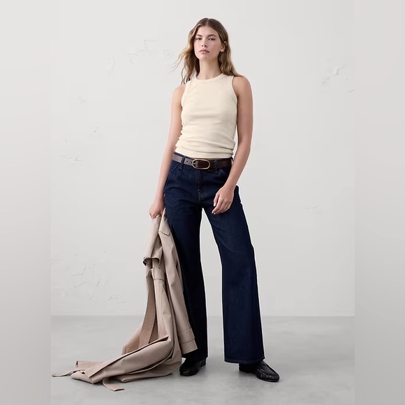 Banana Republic Ribbed Racer Tanks - Picture 6 of 6